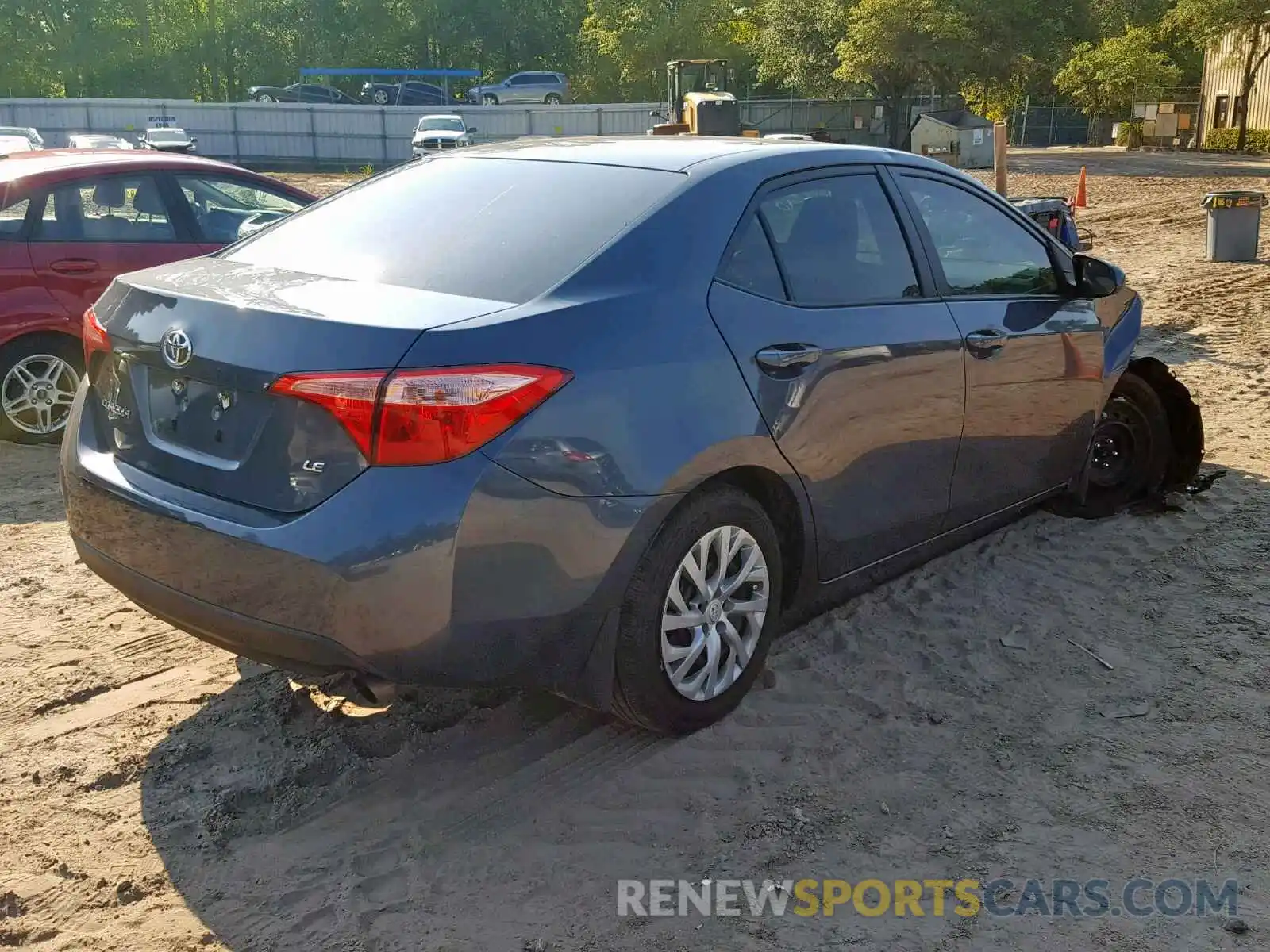 4 Photograph of a damaged car 2T1BURHE6KC166873 TOYOTA COROLLA 2019