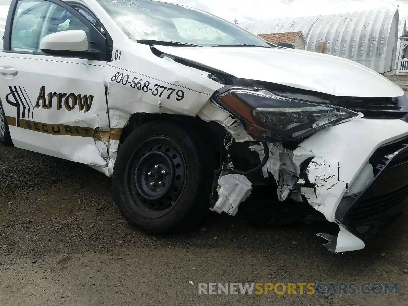 9 Photograph of a damaged car 2T1BURHE6KC168106 TOYOTA COROLLA 2019