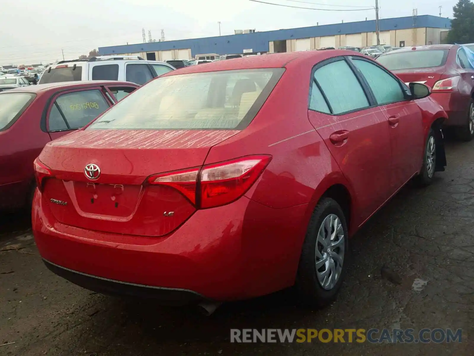 4 Photograph of a damaged car 2T1BURHE6KC168543 TOYOTA COROLLA 2019