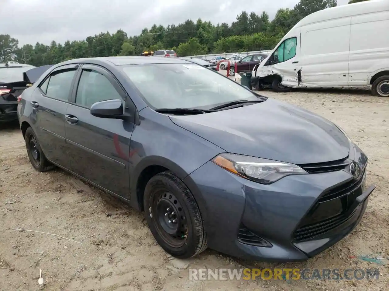 1 Photograph of a damaged car 2T1BURHE6KC168705 TOYOTA COROLLA 2019