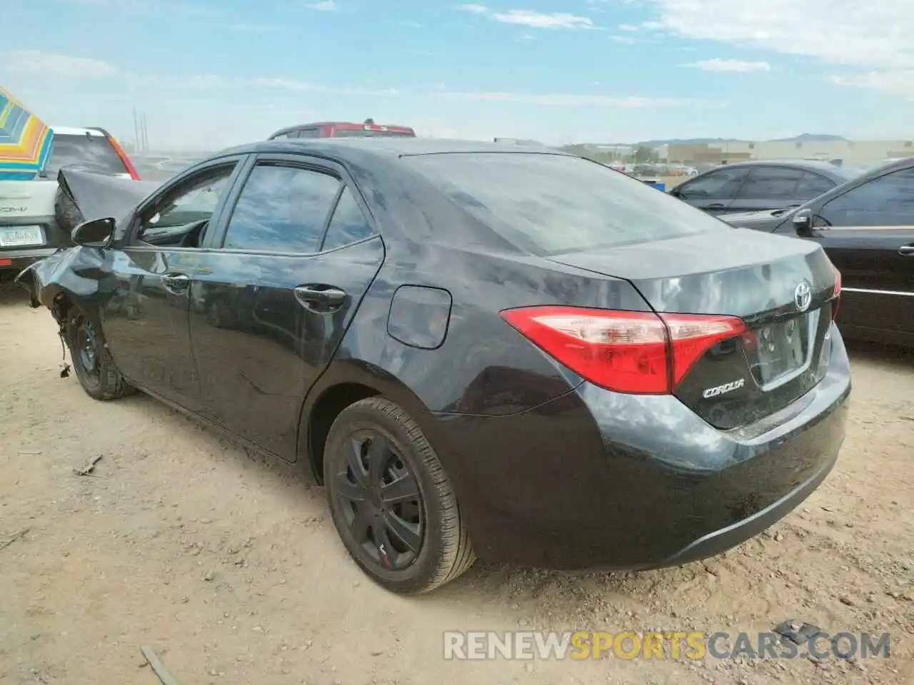 3 Photograph of a damaged car 2T1BURHE6KC169563 TOYOTA COROLLA 2019