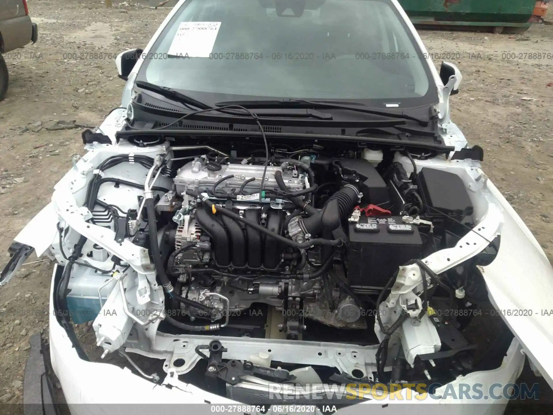 10 Photograph of a damaged car 2T1BURHE6KC171328 TOYOTA COROLLA 2019