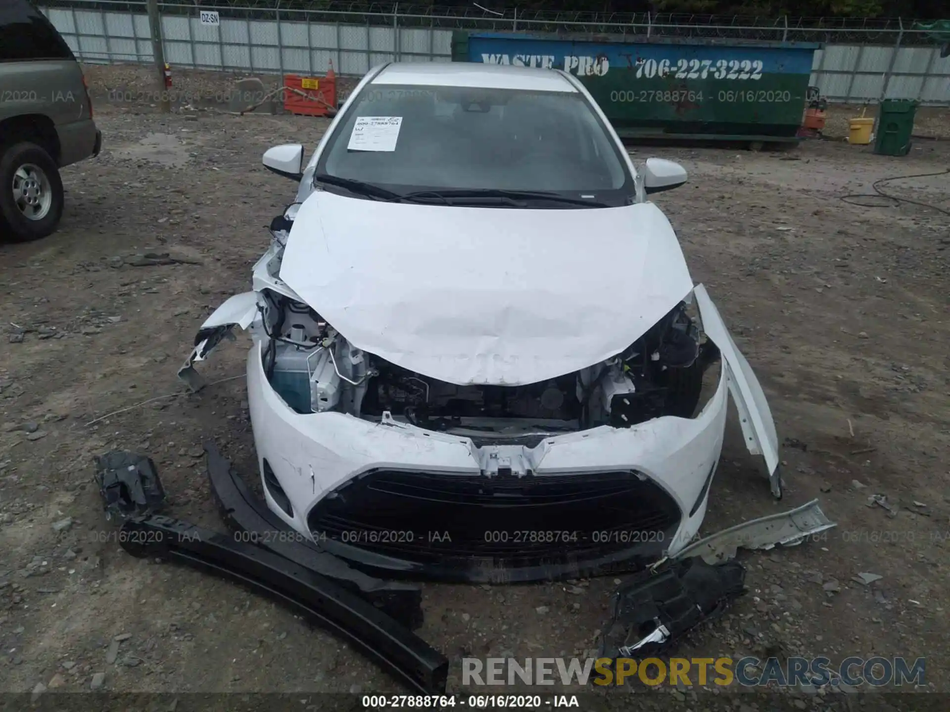 6 Photograph of a damaged car 2T1BURHE6KC171328 TOYOTA COROLLA 2019