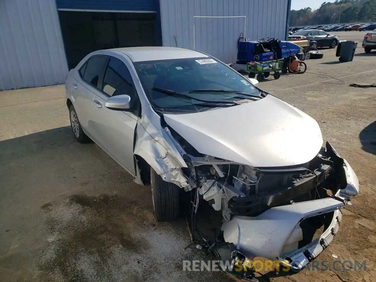 1 Photograph of a damaged car 2T1BURHE6KC171457 TOYOTA COROLLA 2019