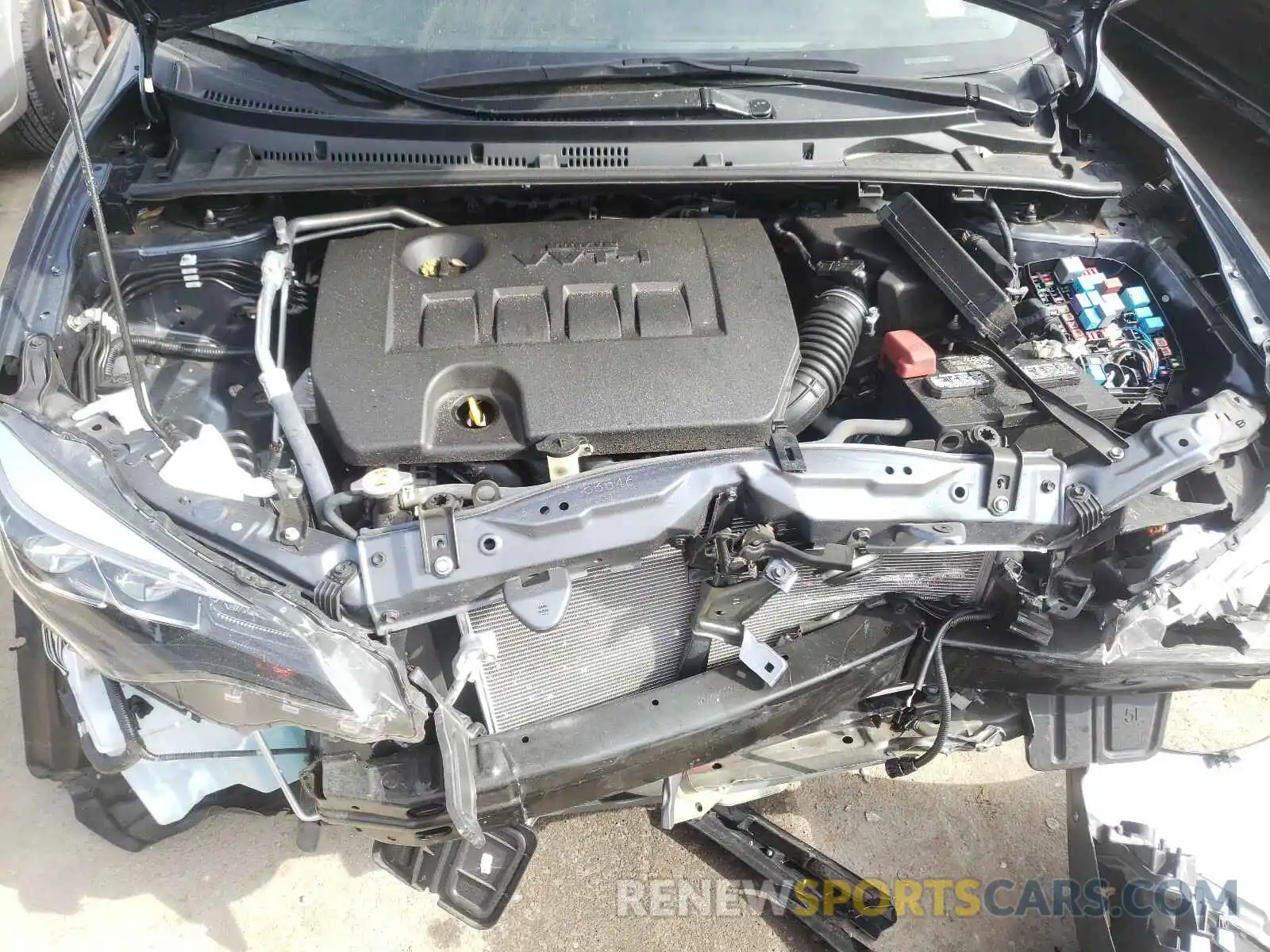7 Photograph of a damaged car 2T1BURHE6KC175363 TOYOTA COROLLA 2019
