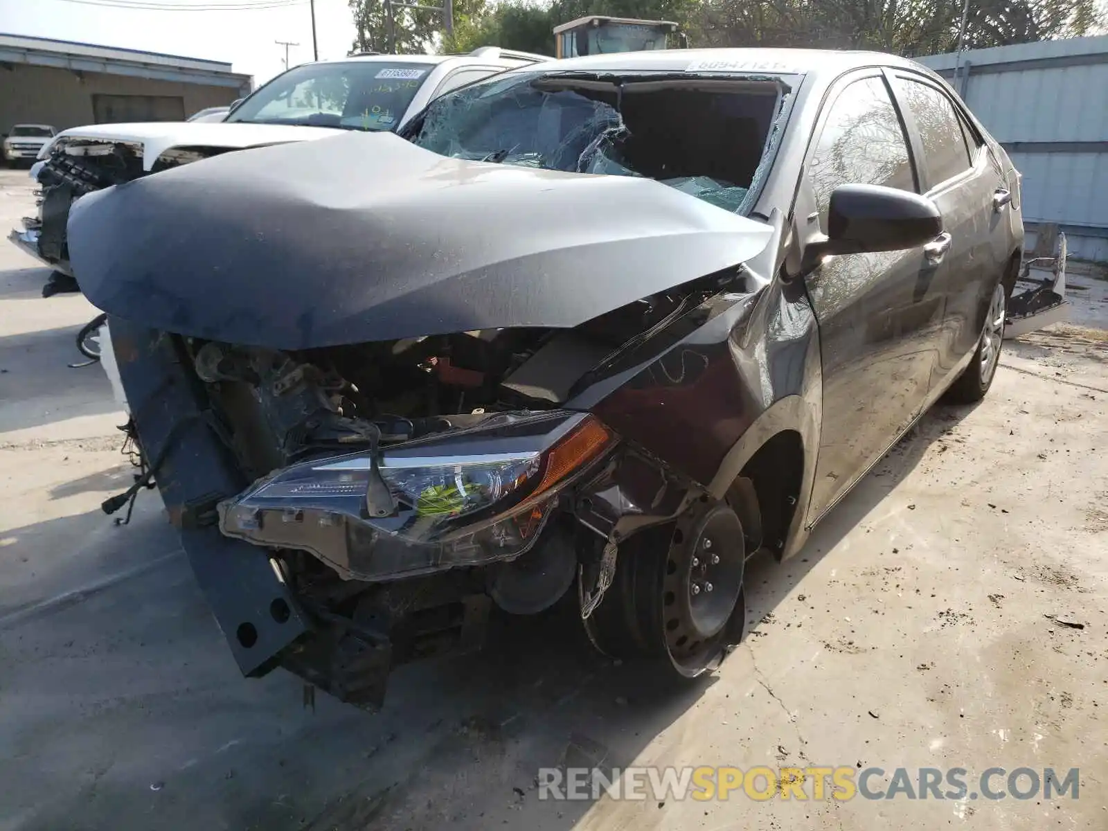 2 Photograph of a damaged car 2T1BURHE6KC175976 TOYOTA COROLLA 2019