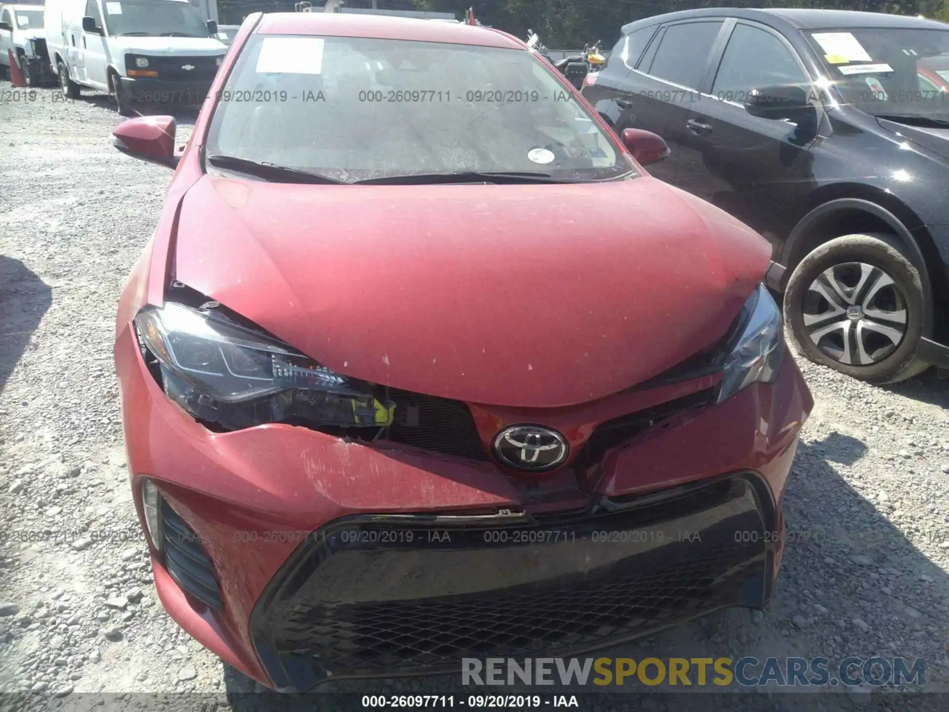 6 Photograph of a damaged car 2T1BURHE6KC176626 TOYOTA COROLLA 2019