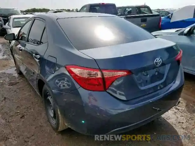 3 Photograph of a damaged car 2T1BURHE6KC176674 TOYOTA COROLLA 2019