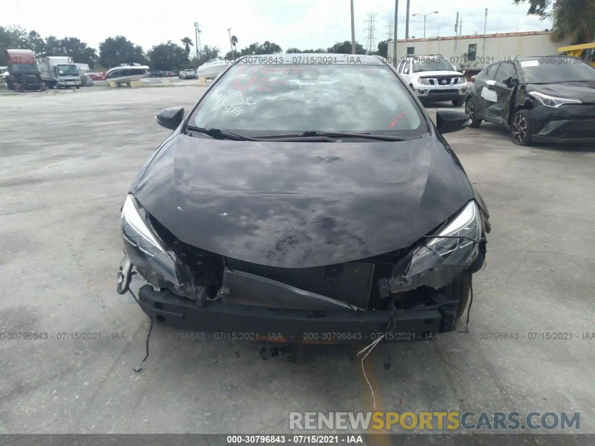 6 Photograph of a damaged car 2T1BURHE6KC176741 TOYOTA COROLLA 2019