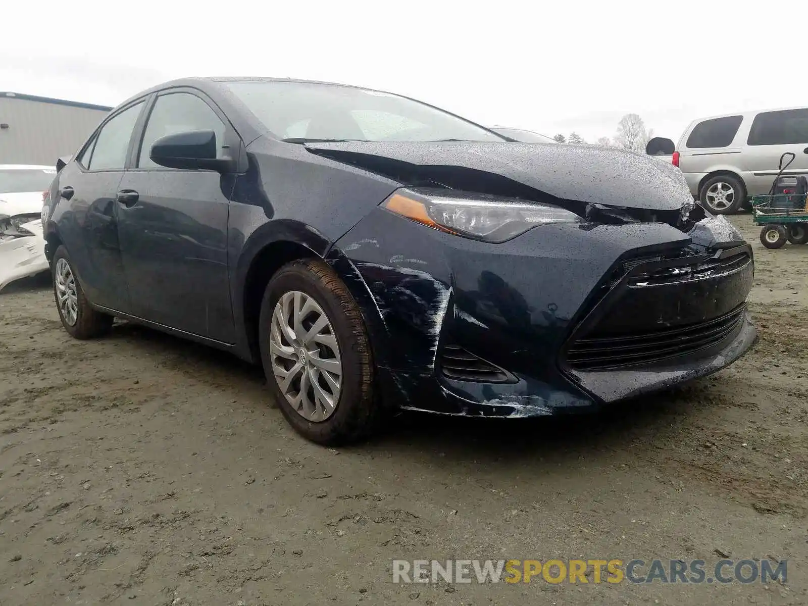 1 Photograph of a damaged car 2T1BURHE6KC177050 TOYOTA COROLLA 2019