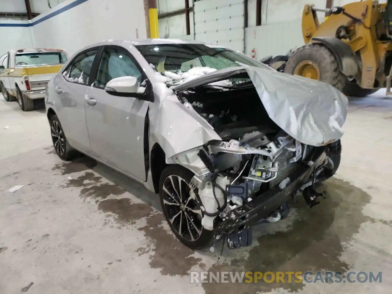 1 Photograph of a damaged car 2T1BURHE6KC178473 TOYOTA COROLLA 2019