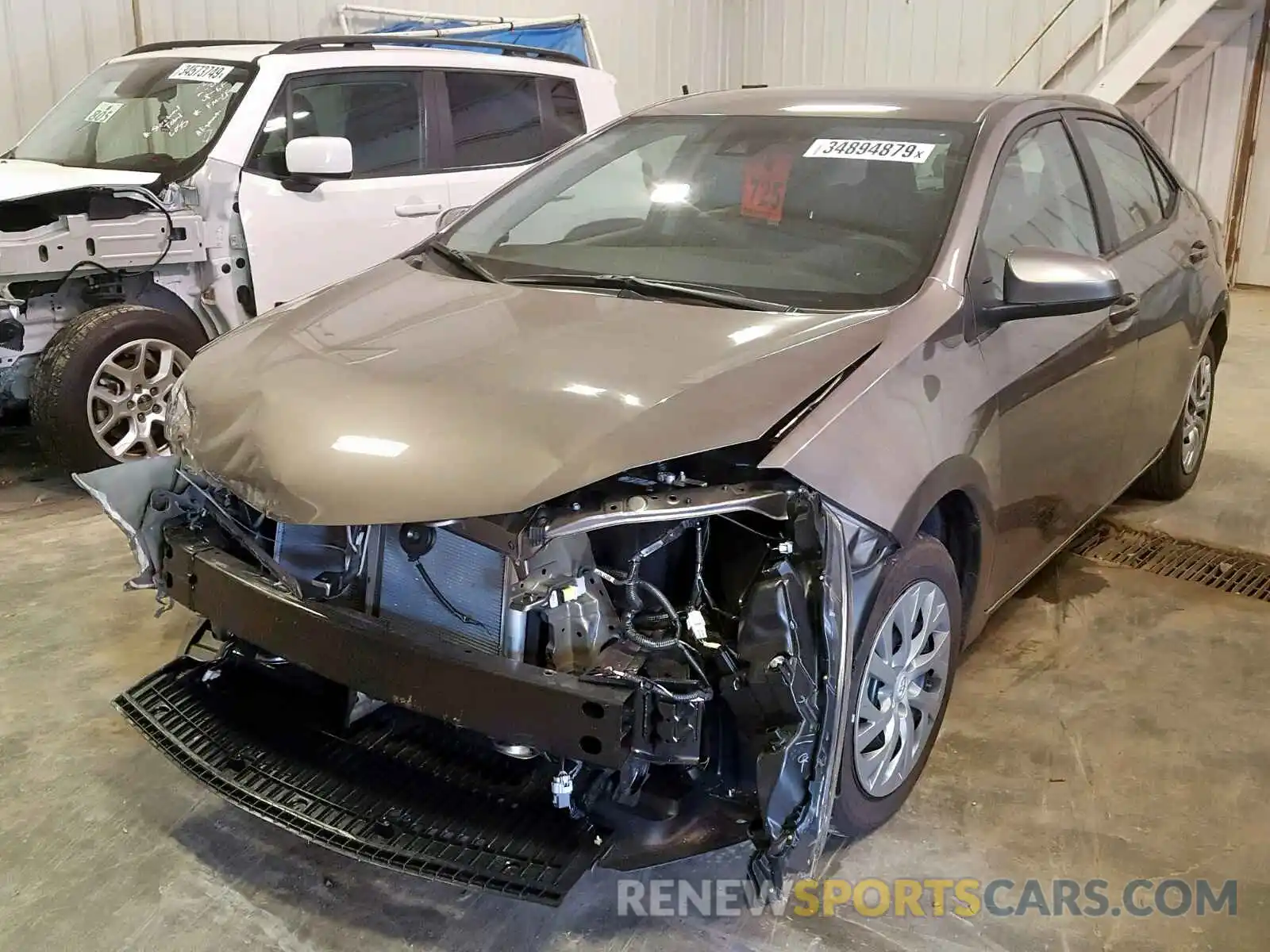 2 Photograph of a damaged car 2T1BURHE6KC178585 TOYOTA COROLLA 2019