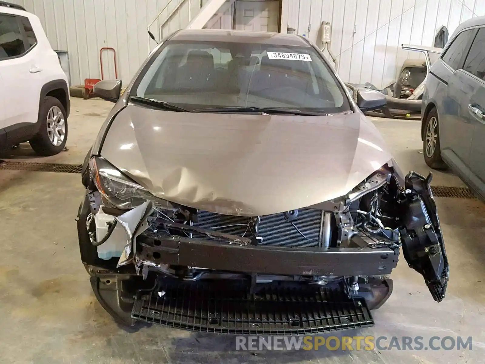 9 Photograph of a damaged car 2T1BURHE6KC178585 TOYOTA COROLLA 2019