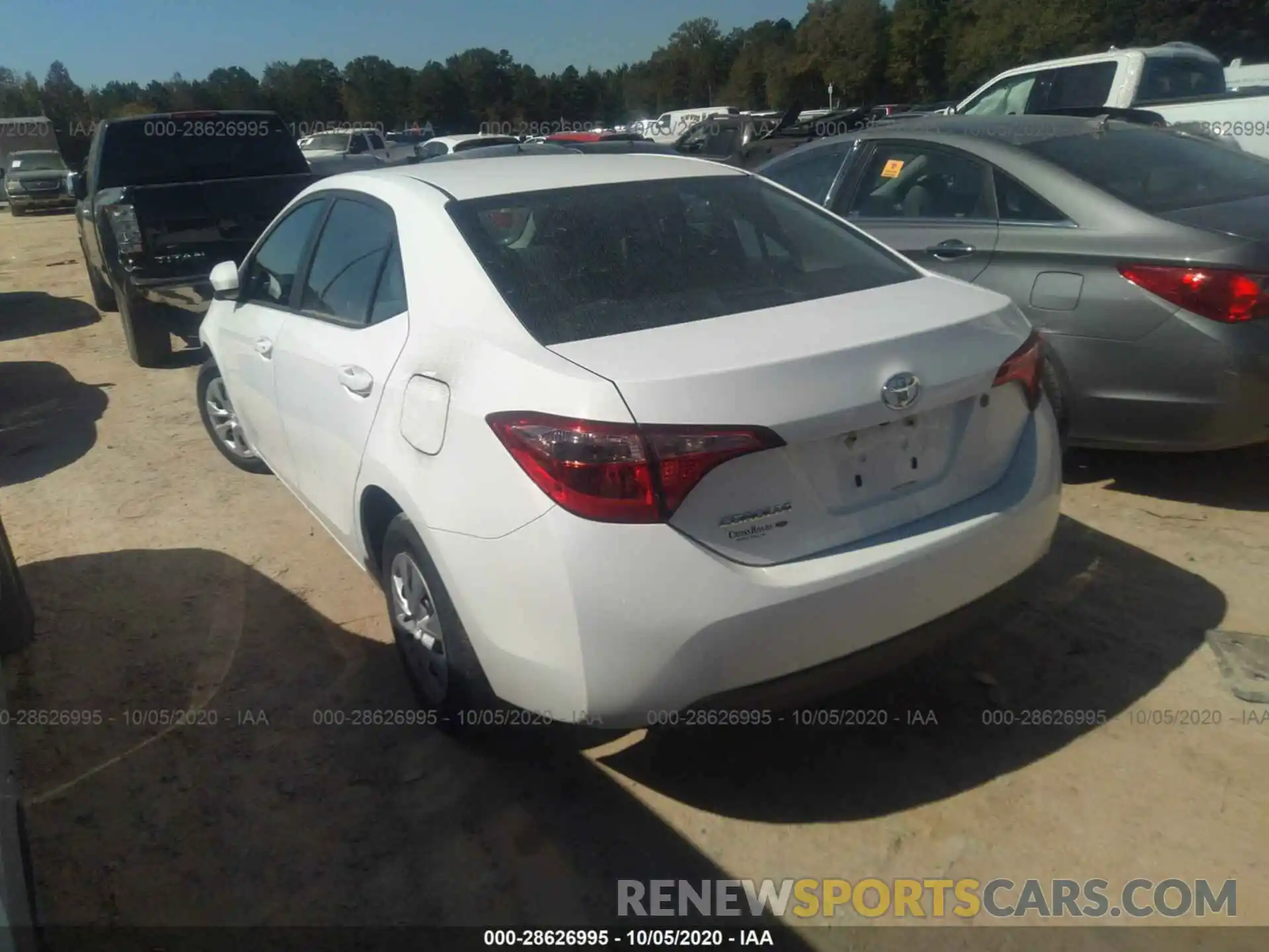 3 Photograph of a damaged car 2T1BURHE6KC179784 TOYOTA COROLLA 2019