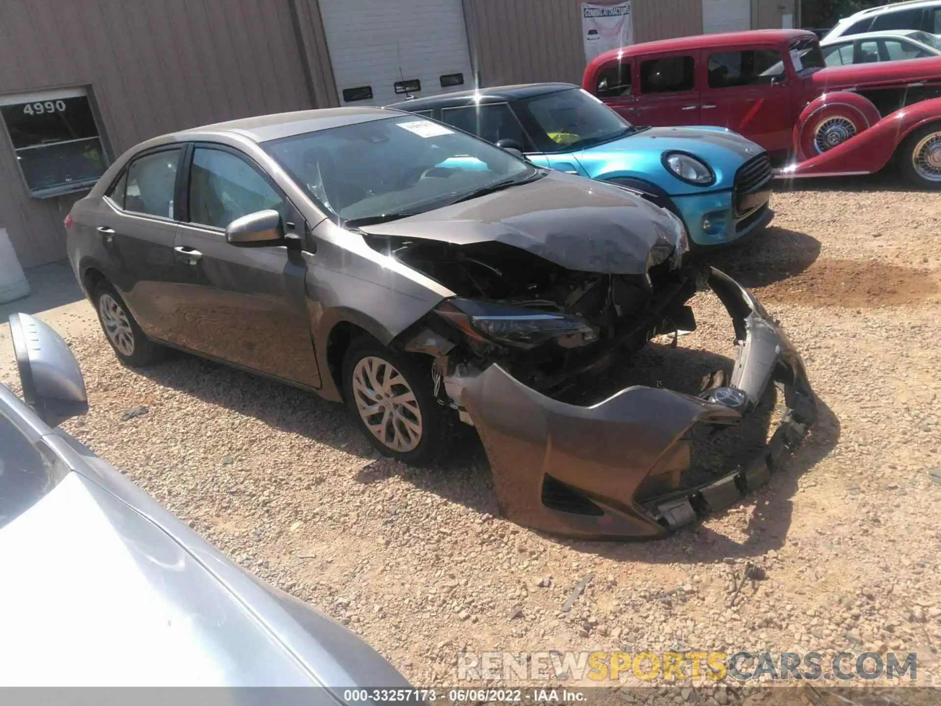 1 Photograph of a damaged car 2T1BURHE6KC180062 TOYOTA COROLLA 2019