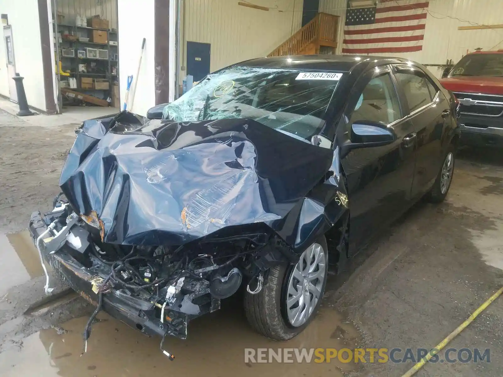 2 Photograph of a damaged car 2T1BURHE6KC180479 TOYOTA COROLLA 2019
