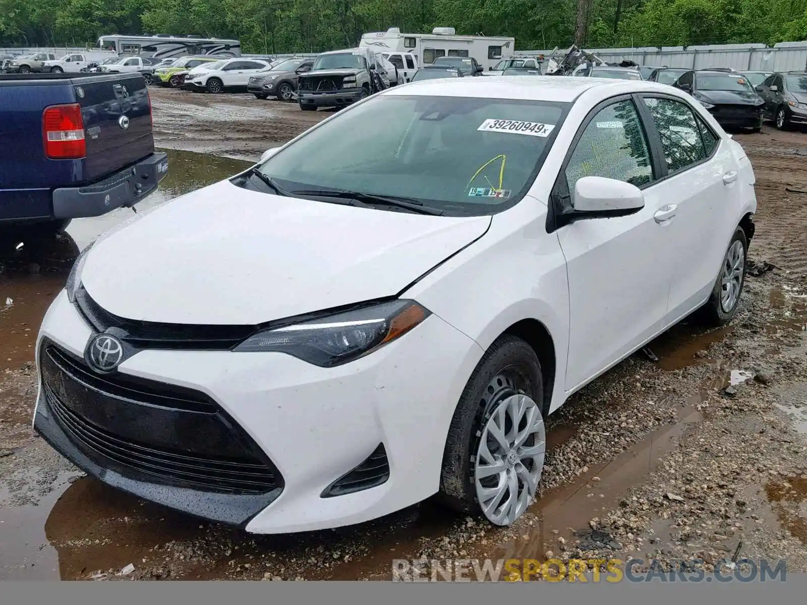 2 Photograph of a damaged car 2T1BURHE6KC181082 TOYOTA COROLLA 2019