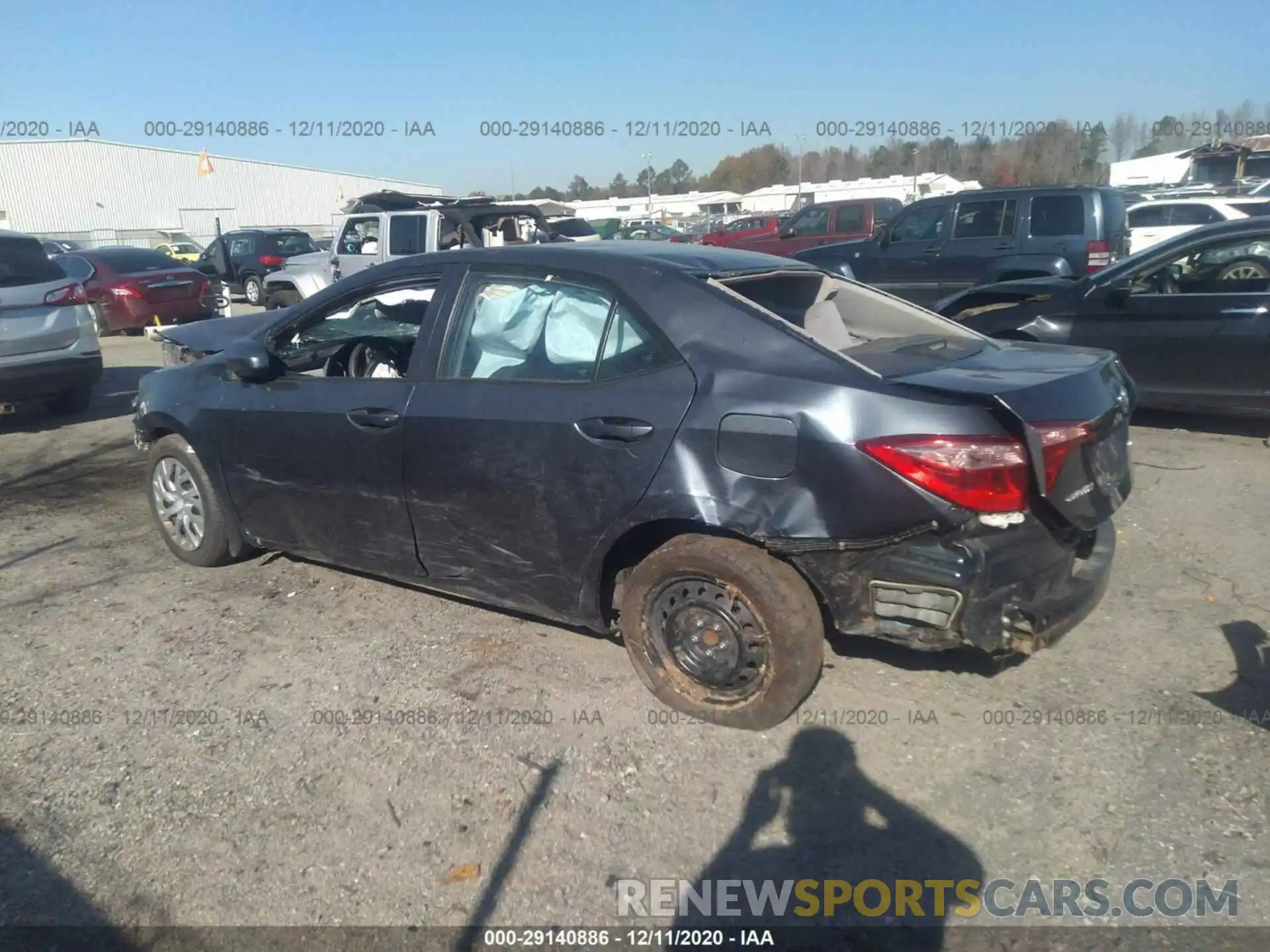 3 Photograph of a damaged car 2T1BURHE6KC181891 TOYOTA COROLLA 2019