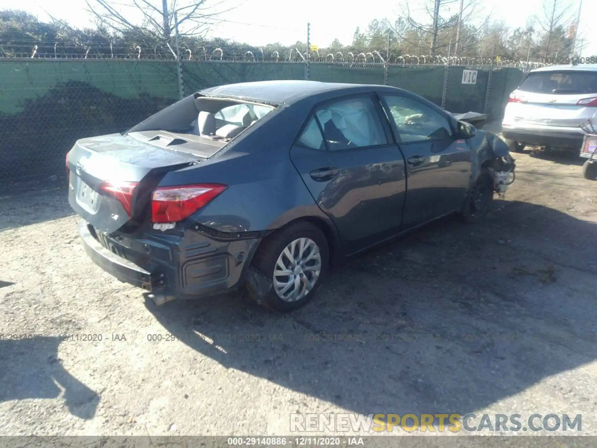 4 Photograph of a damaged car 2T1BURHE6KC181891 TOYOTA COROLLA 2019