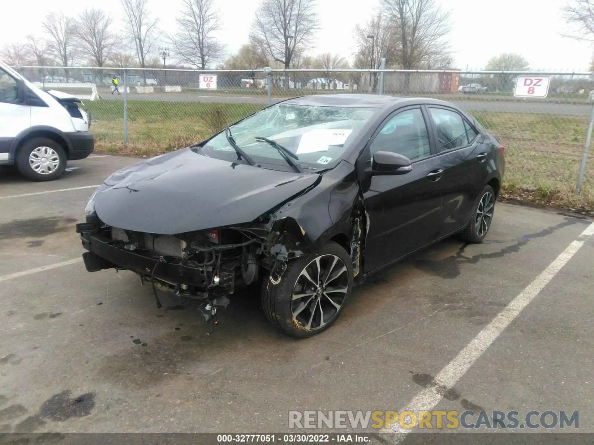 2 Photograph of a damaged car 2T1BURHE6KC182927 TOYOTA COROLLA 2019