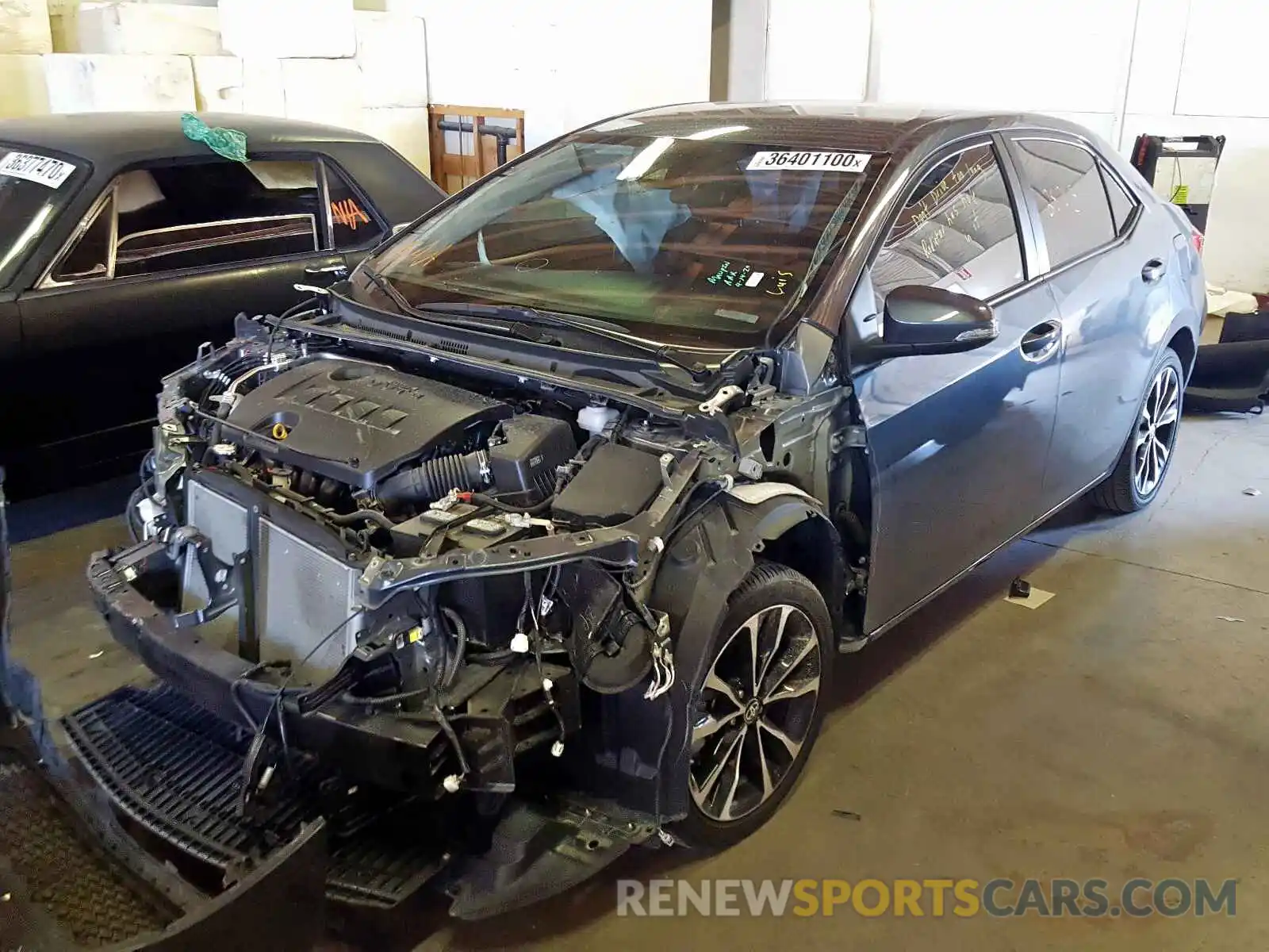 2 Photograph of a damaged car 2T1BURHE6KC183172 TOYOTA COROLLA 2019