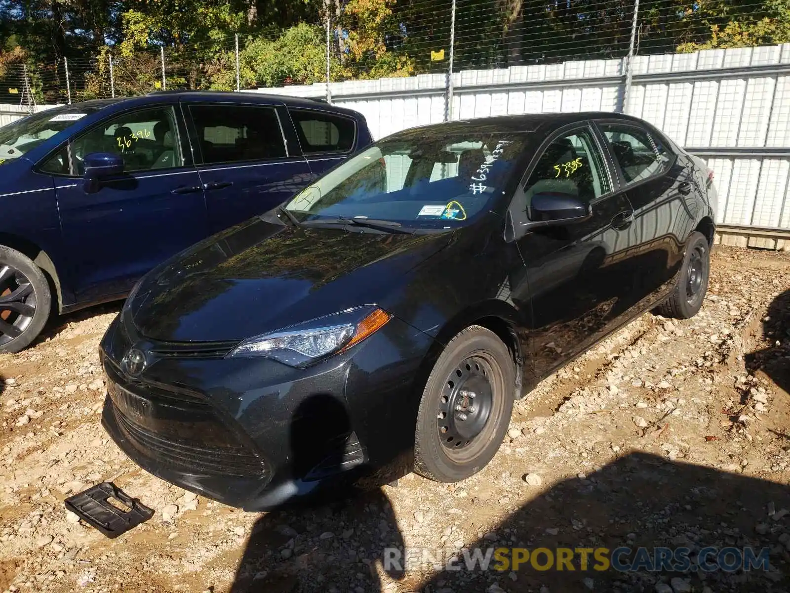 2 Photograph of a damaged car 2T1BURHE6KC183253 TOYOTA COROLLA 2019