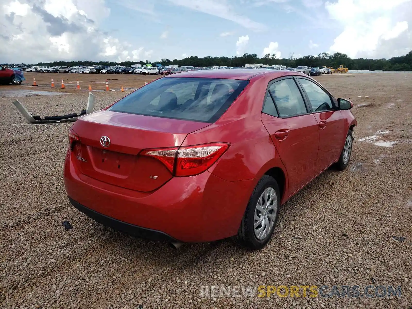 4 Photograph of a damaged car 2T1BURHE6KC183284 TOYOTA COROLLA 2019