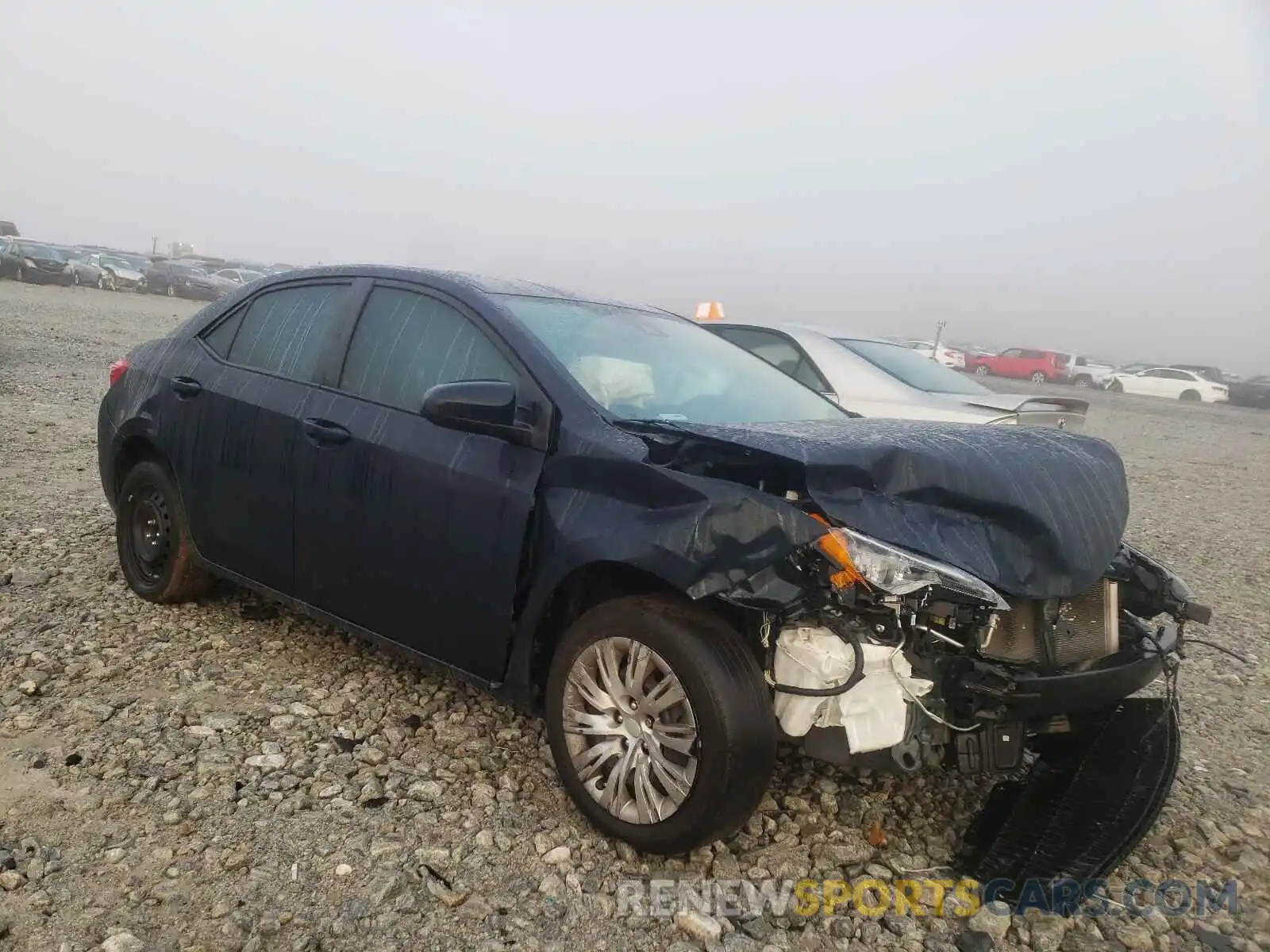 1 Photograph of a damaged car 2T1BURHE6KC185147 TOYOTA COROLLA 2019