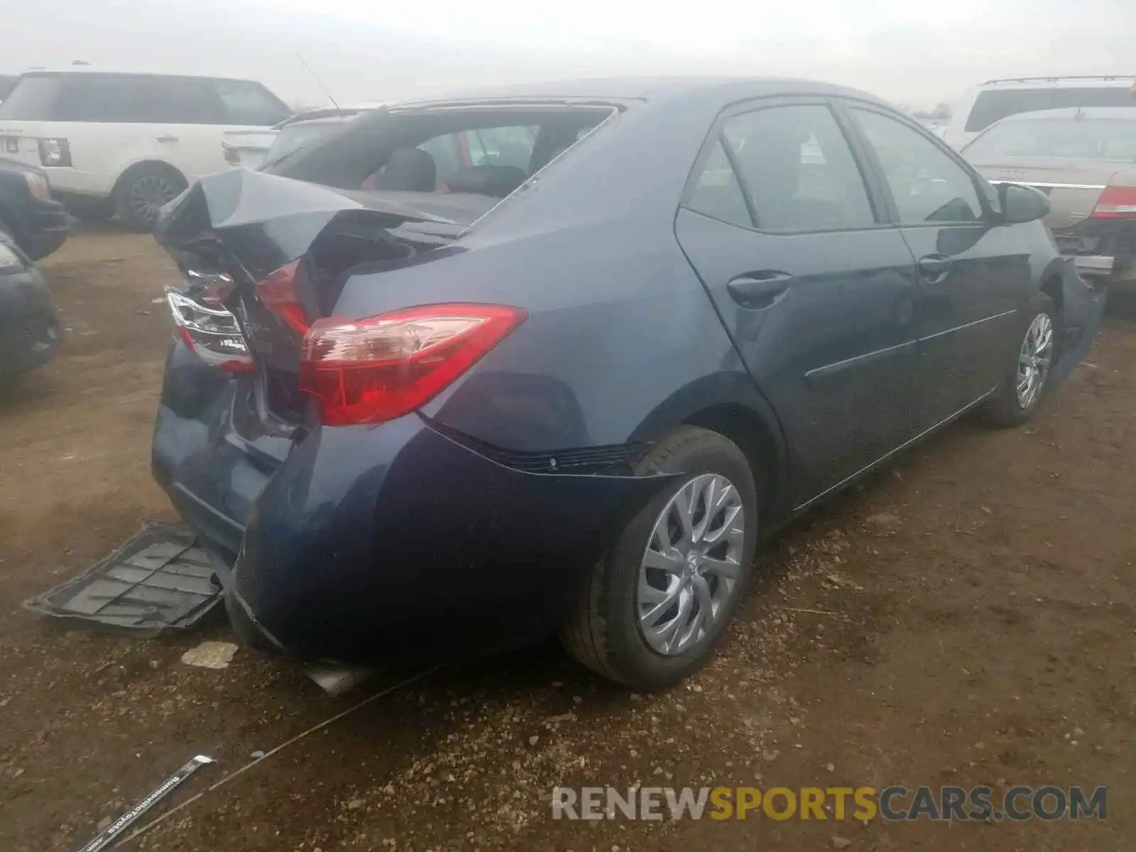 4 Photograph of a damaged car 2T1BURHE6KC185455 TOYOTA COROLLA 2019