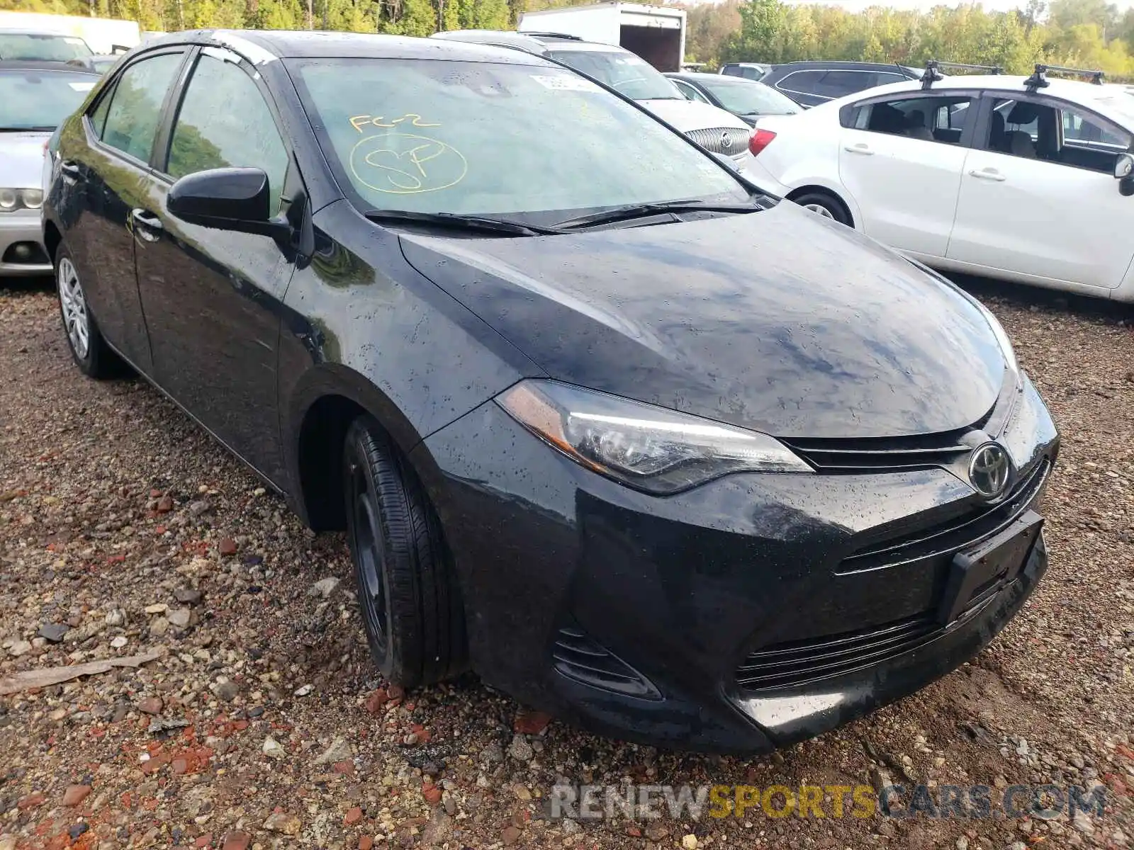 1 Photograph of a damaged car 2T1BURHE6KC185598 TOYOTA COROLLA 2019