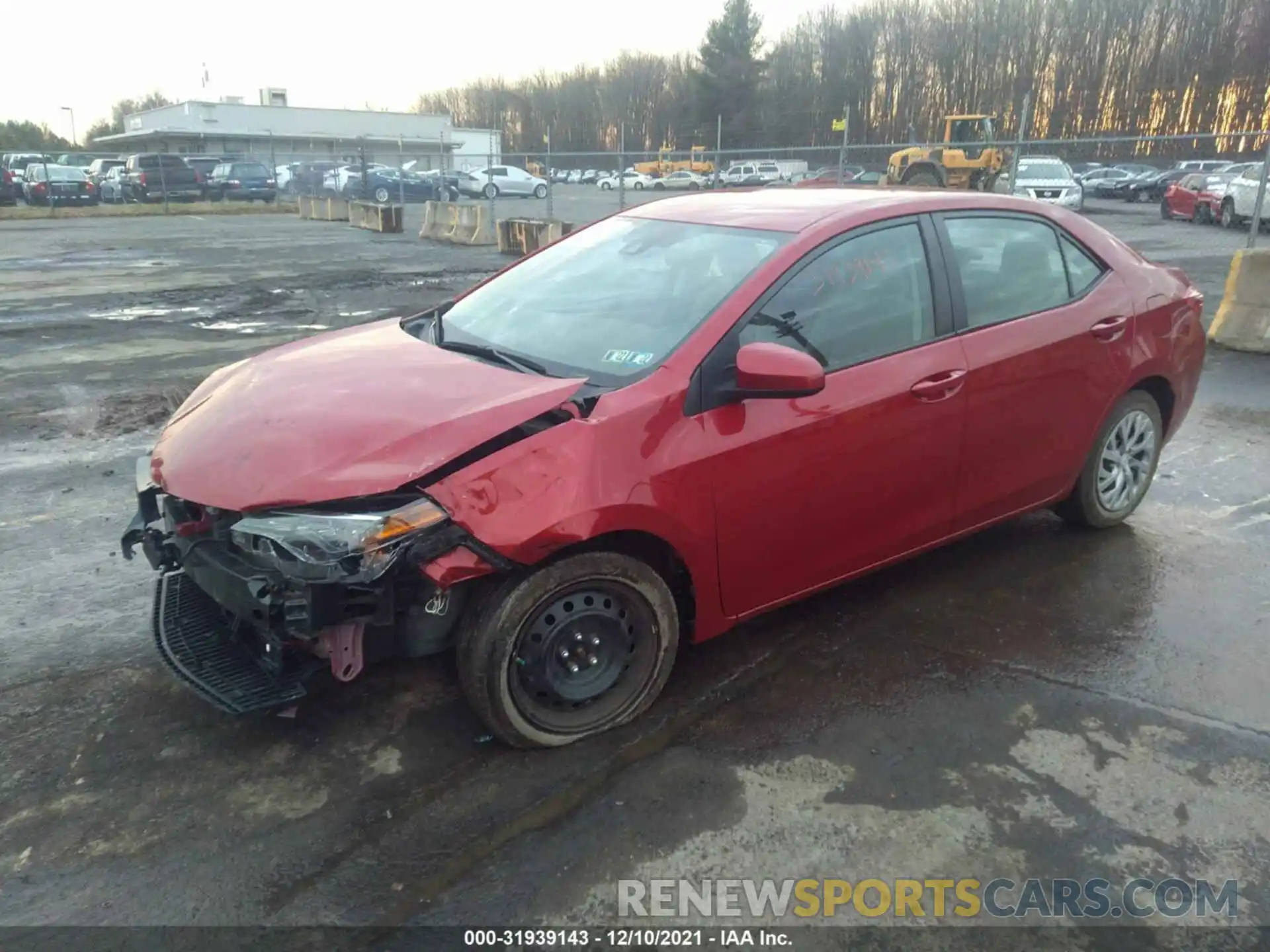 2 Photograph of a damaged car 2T1BURHE6KC185634 TOYOTA COROLLA 2019