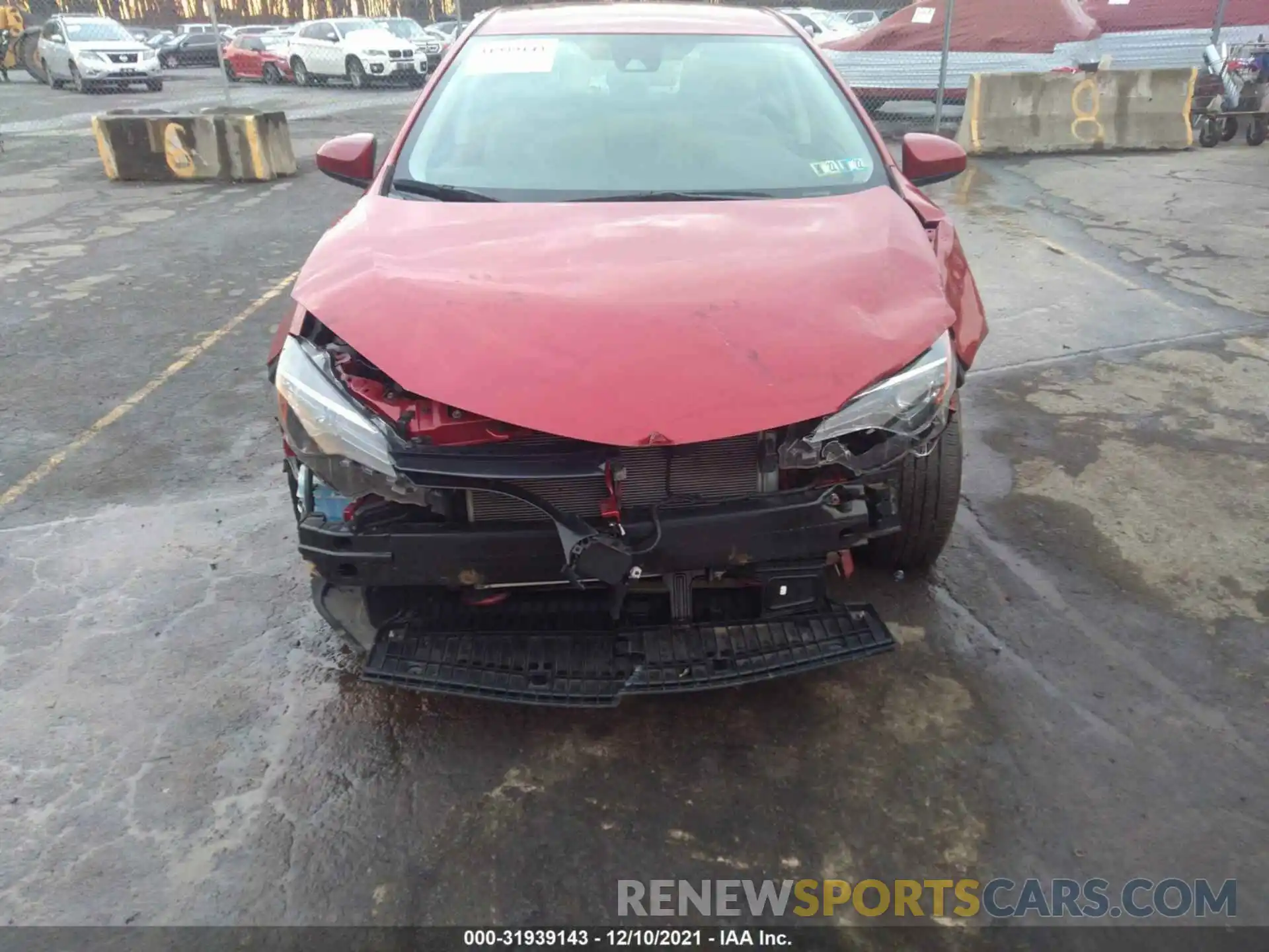 6 Photograph of a damaged car 2T1BURHE6KC185634 TOYOTA COROLLA 2019