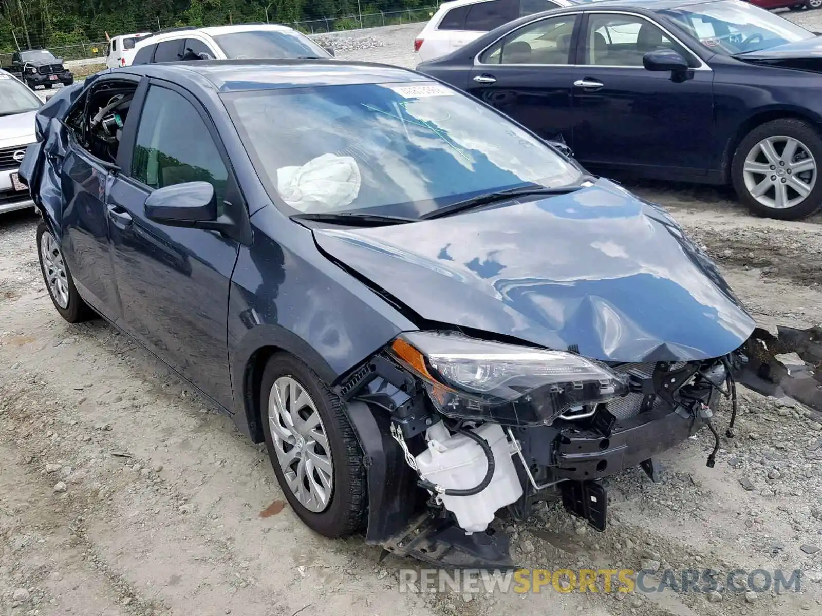 1 Photograph of a damaged car 2T1BURHE6KC185892 TOYOTA COROLLA 2019