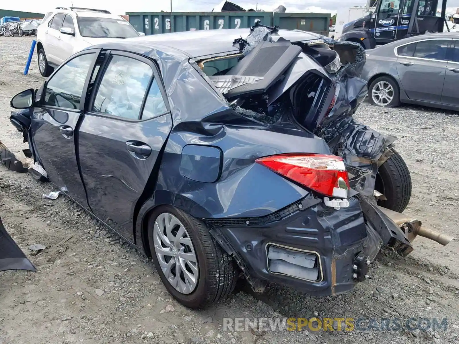 3 Photograph of a damaged car 2T1BURHE6KC185892 TOYOTA COROLLA 2019