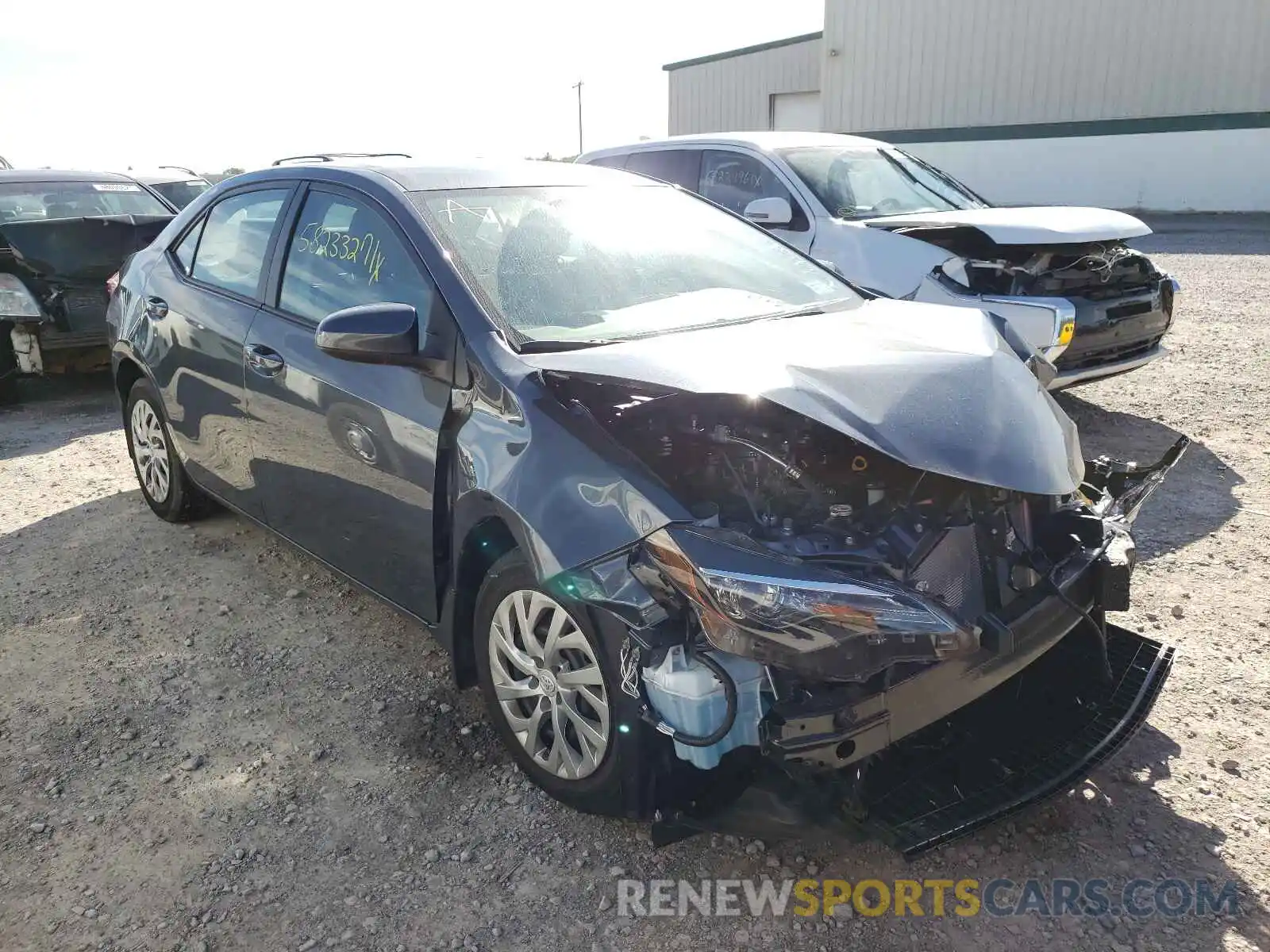 1 Photograph of a damaged car 2T1BURHE6KC186296 TOYOTA COROLLA 2019