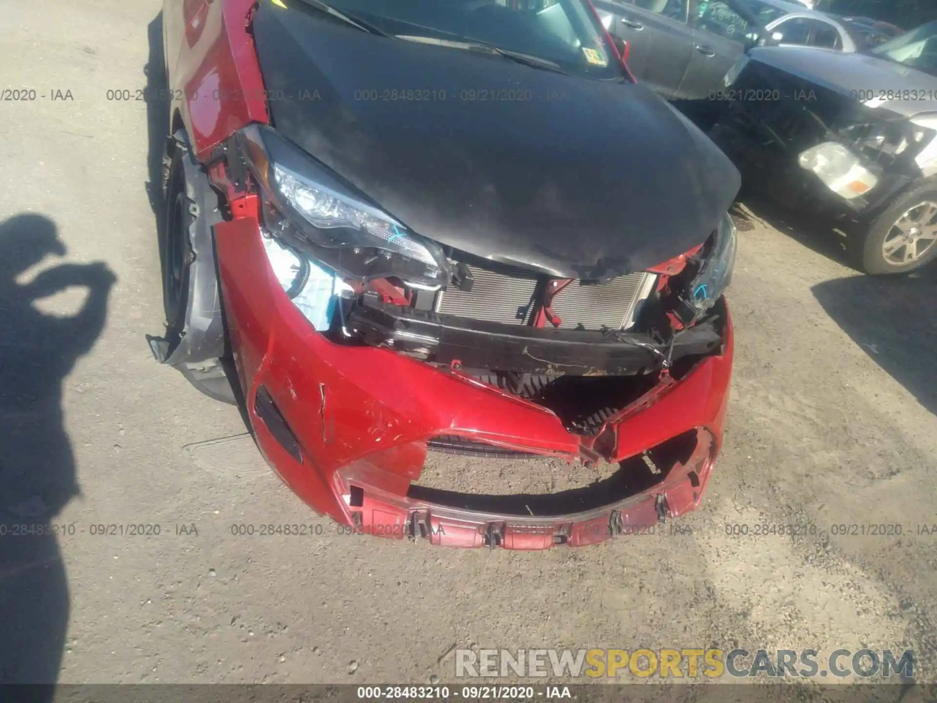 6 Photograph of a damaged car 2T1BURHE6KC186329 TOYOTA COROLLA 2019