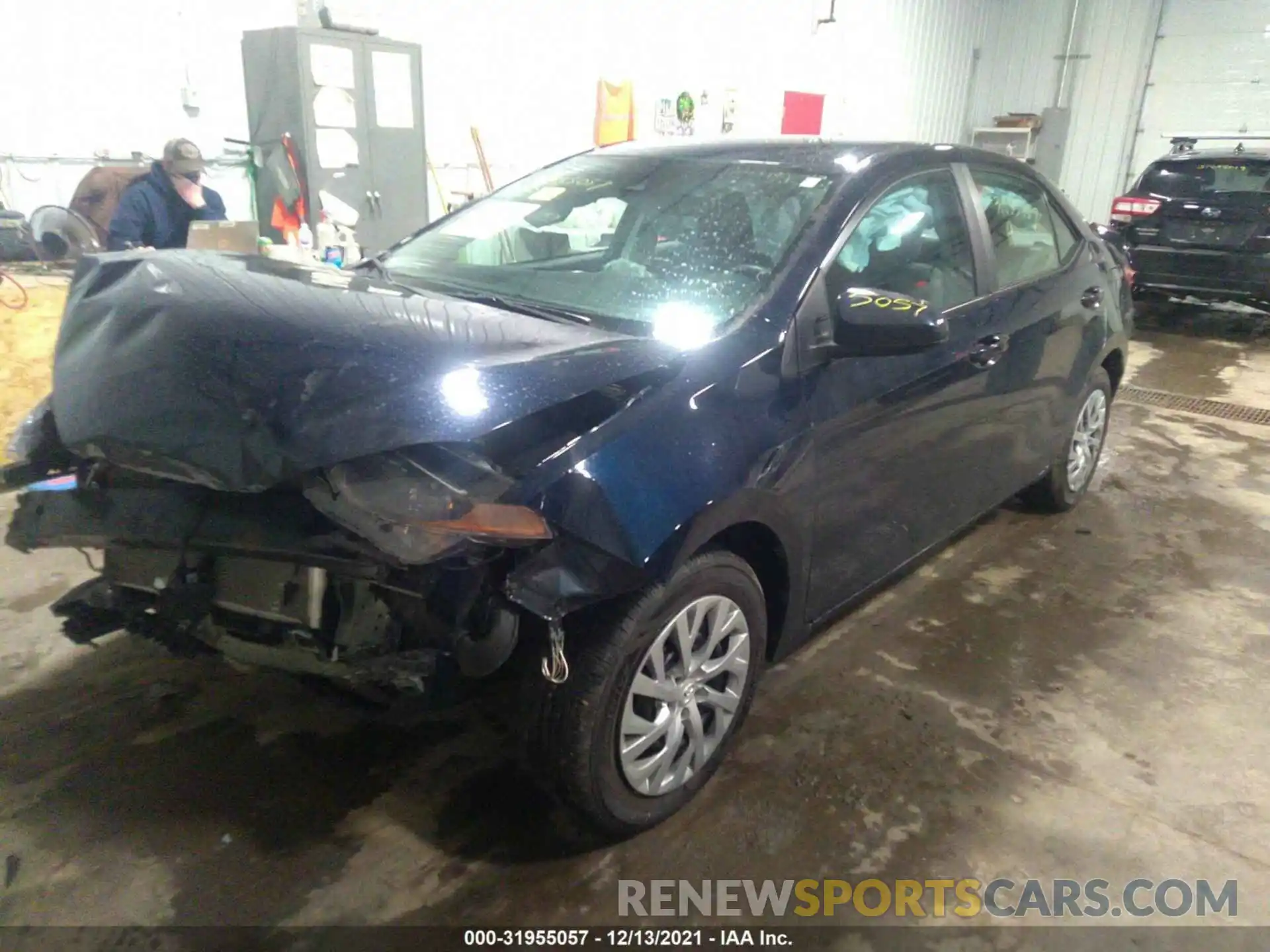 2 Photograph of a damaged car 2T1BURHE6KC187593 TOYOTA COROLLA 2019