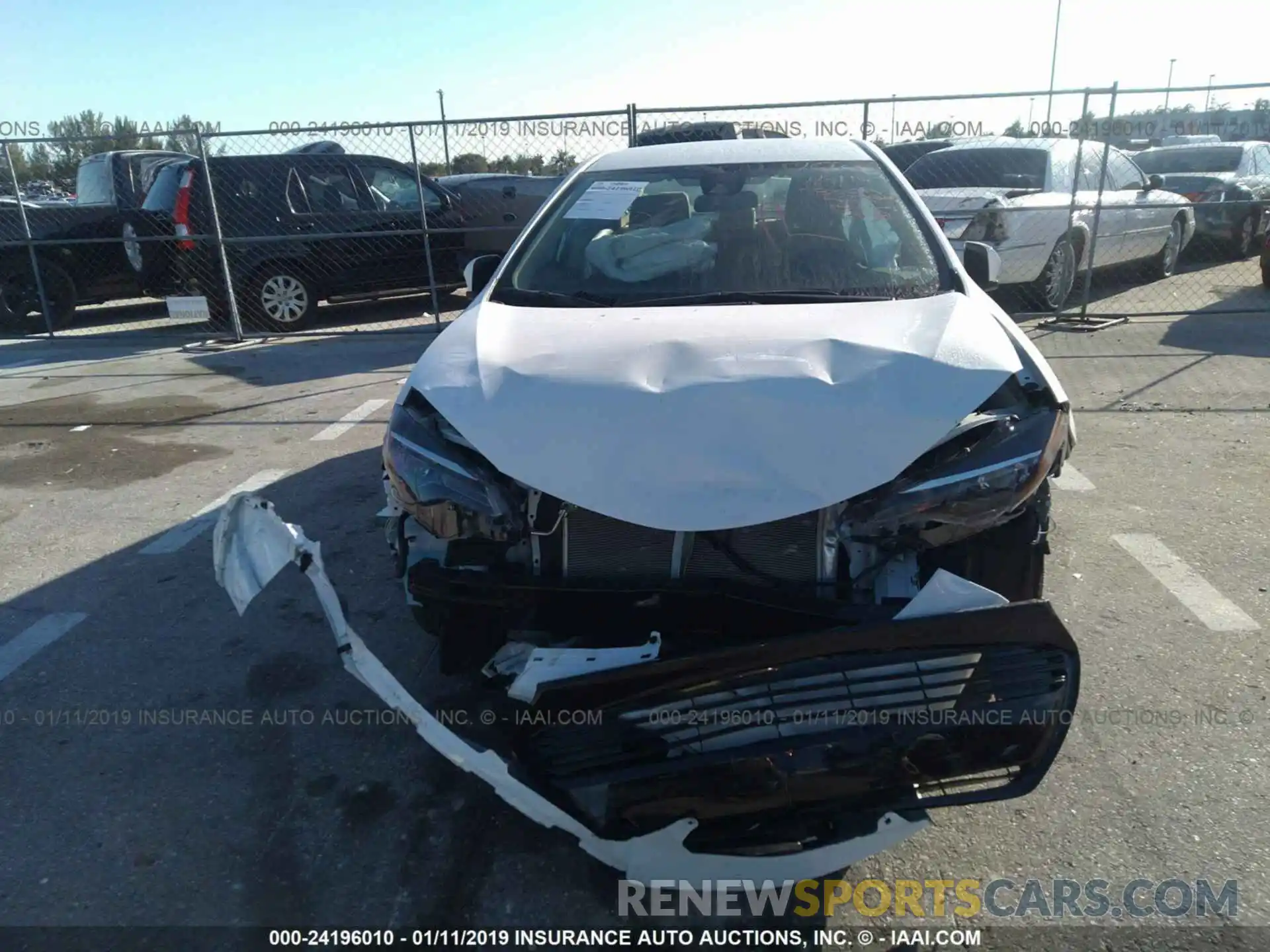 6 Photograph of a damaged car 2T1BURHE6KC187903 TOYOTA COROLLA 2019