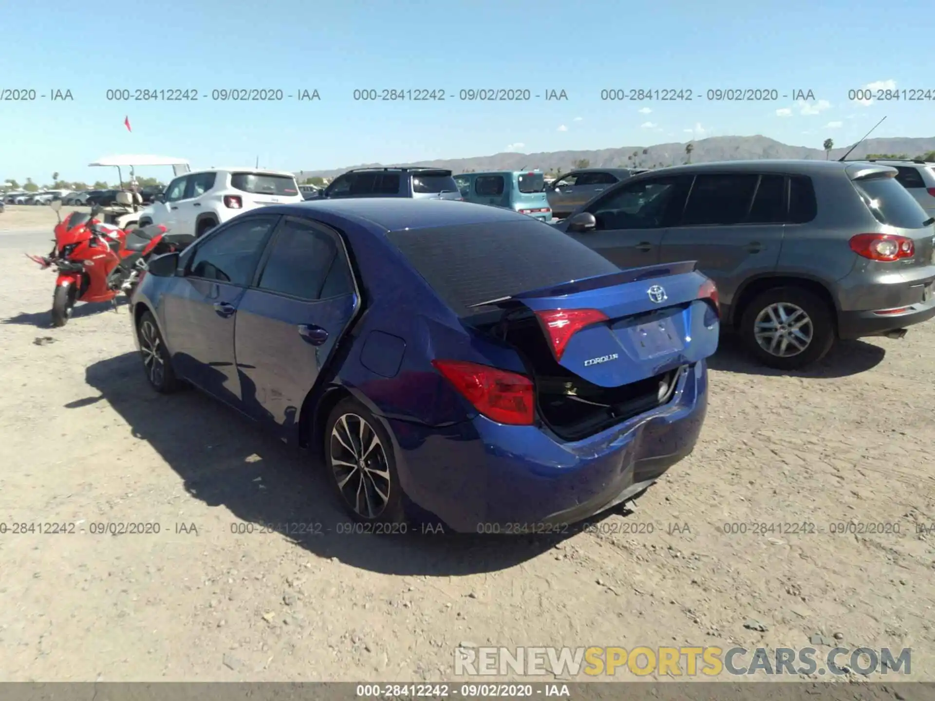 6 Photograph of a damaged car 2T1BURHE6KC188243 TOYOTA COROLLA 2019