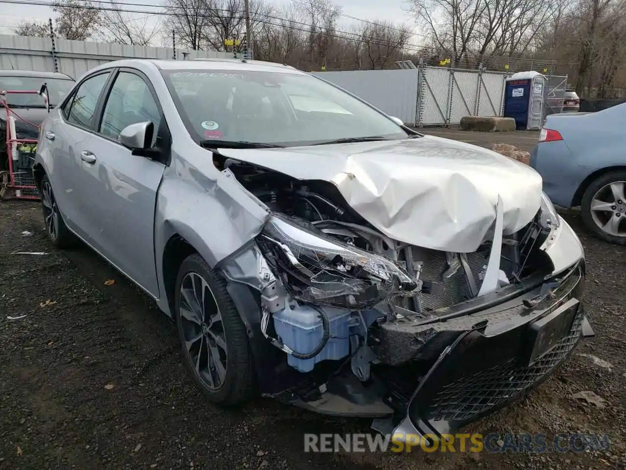 1 Photograph of a damaged car 2T1BURHE6KC188579 TOYOTA COROLLA 2019