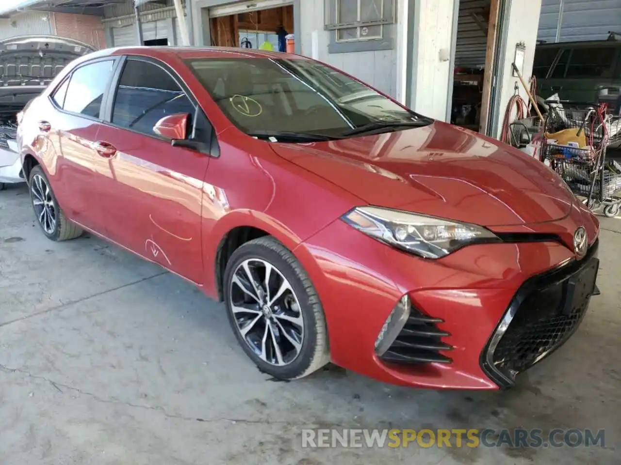 9 Photograph of a damaged car 2T1BURHE6KC188582 TOYOTA COROLLA 2019