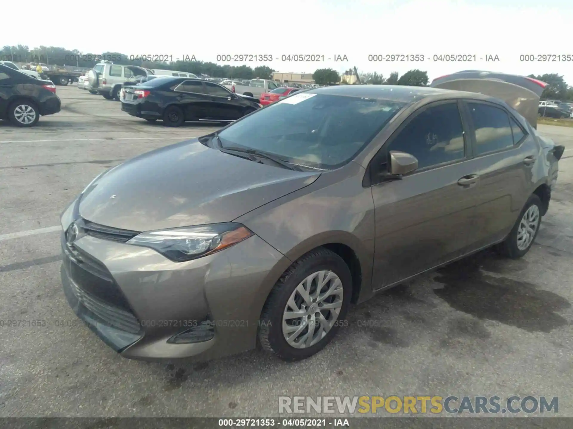 2 Photograph of a damaged car 2T1BURHE6KC188968 TOYOTA COROLLA 2019