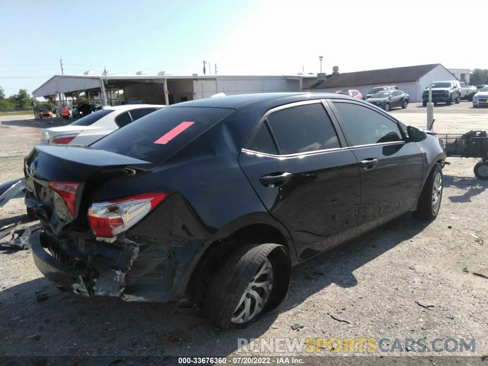 4 Photograph of a damaged car 2T1BURHE6KC189537 TOYOTA COROLLA 2019