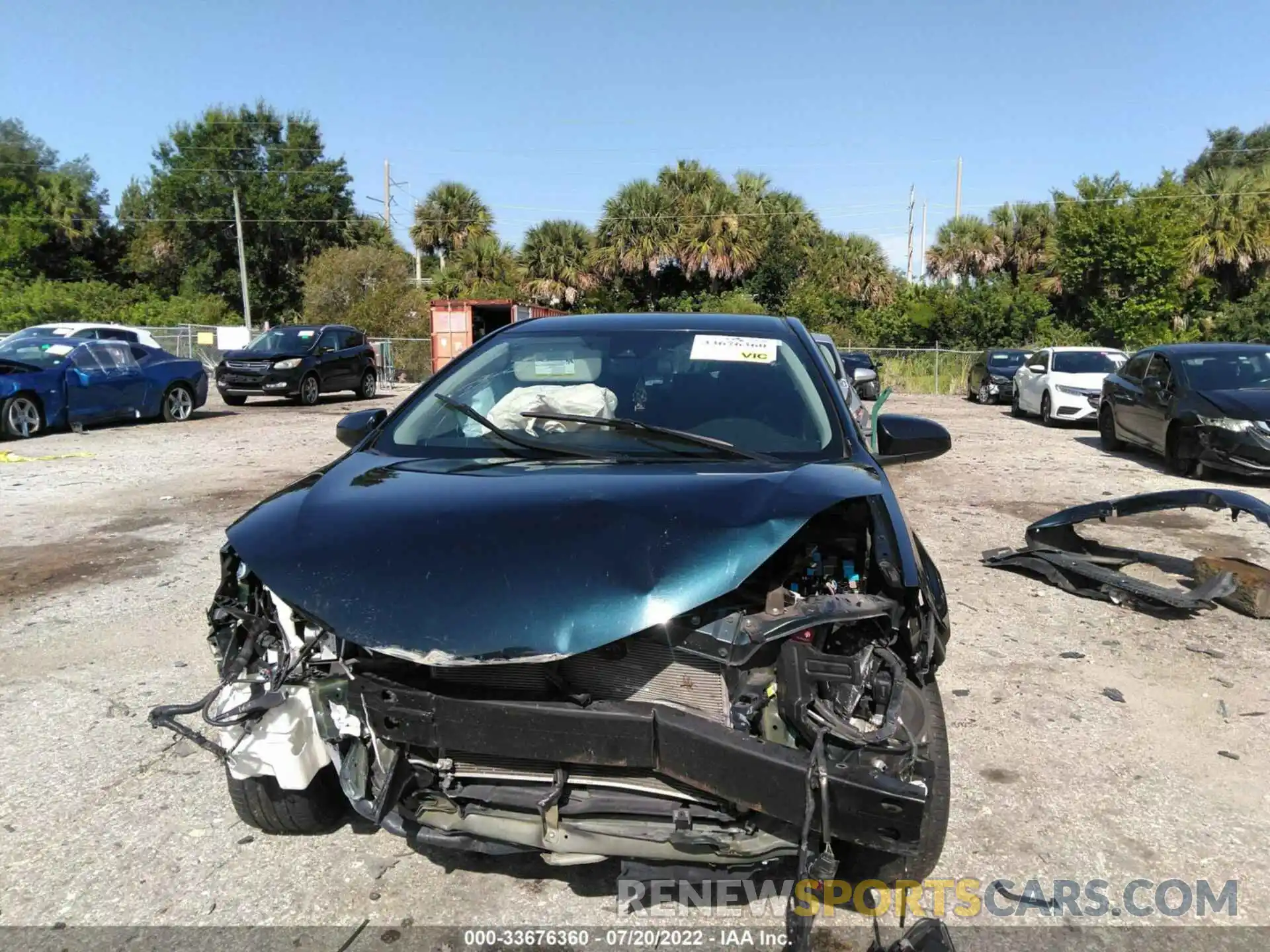 6 Photograph of a damaged car 2T1BURHE6KC189537 TOYOTA COROLLA 2019