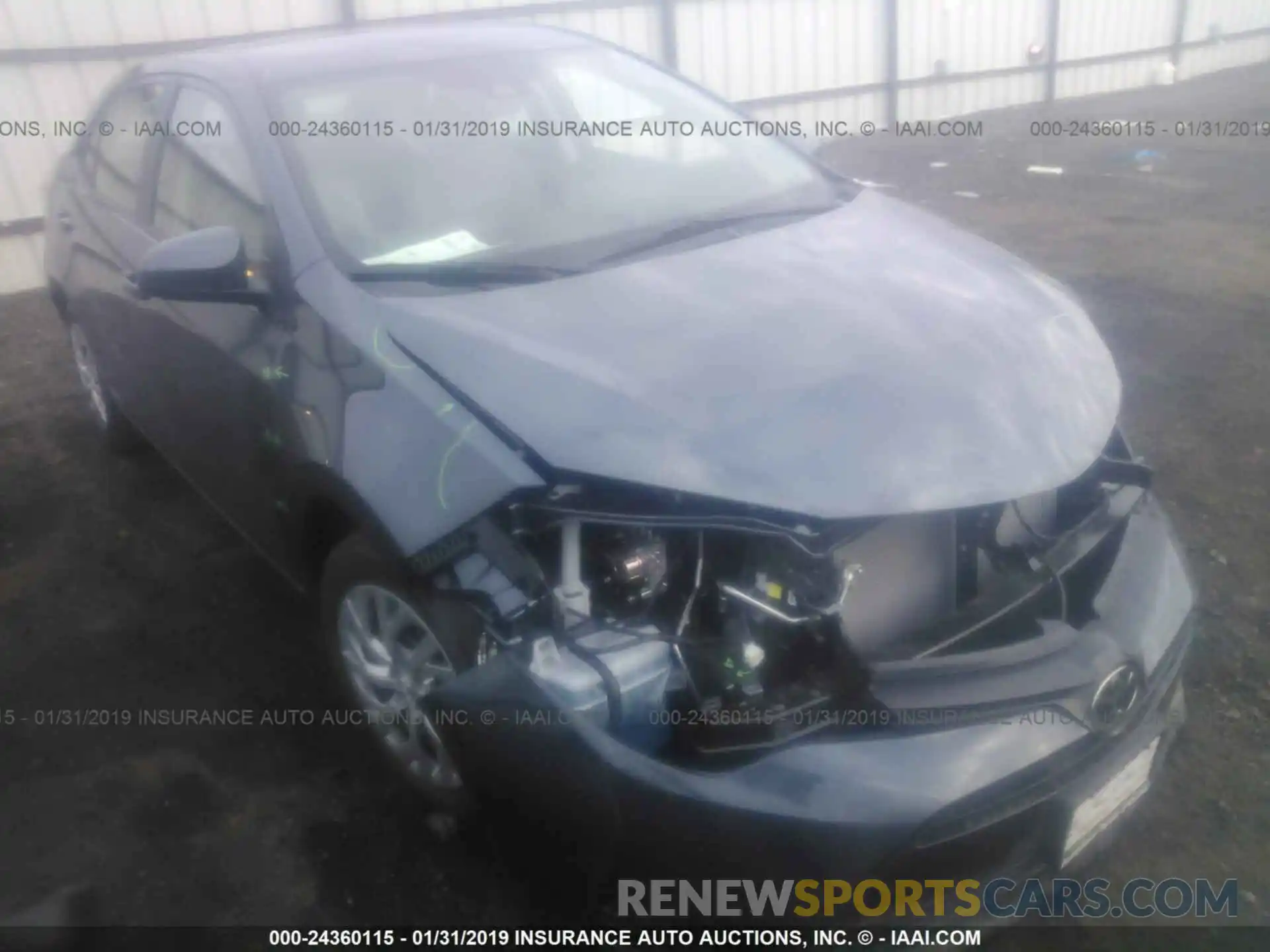 1 Фотография поврежденного автомобиля 2T1BURHE6KC189599 TOYOTA COROLLA 2019