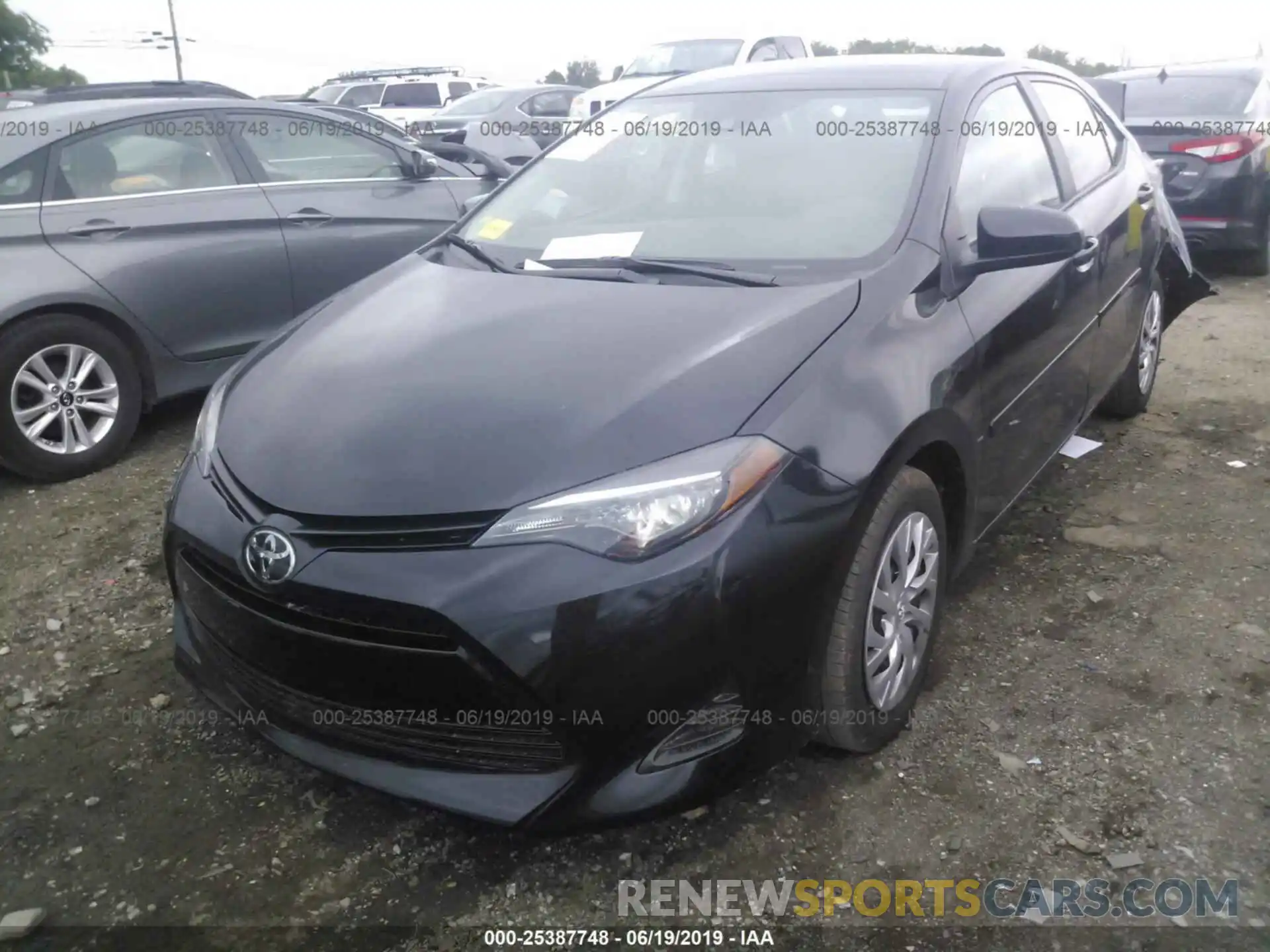 2 Photograph of a damaged car 2T1BURHE6KC189618 TOYOTA COROLLA 2019