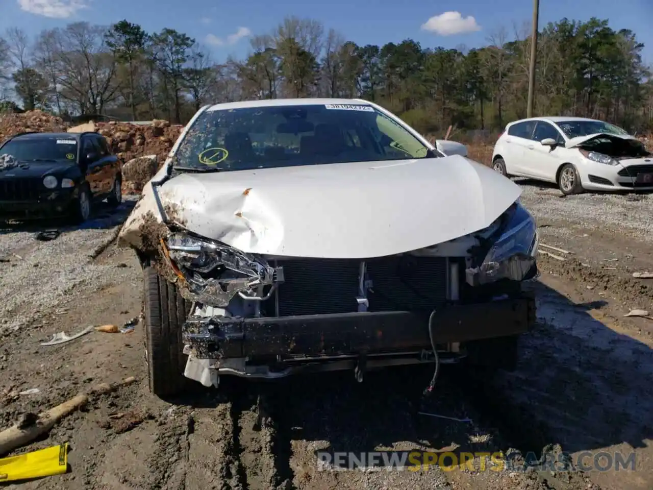 9 Photograph of a damaged car 2T1BURHE6KC191398 TOYOTA COROLLA 2019