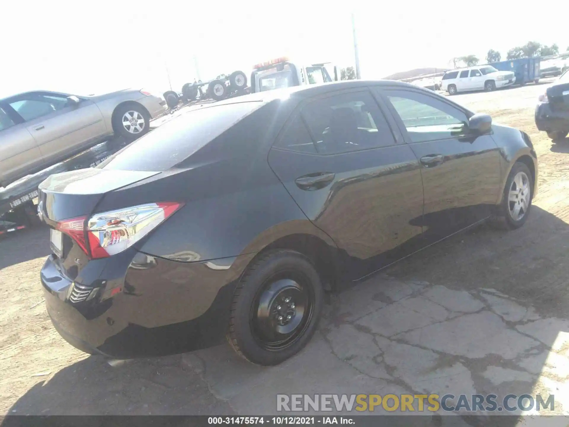 4 Photograph of a damaged car 2T1BURHE6KC191952 TOYOTA COROLLA 2019