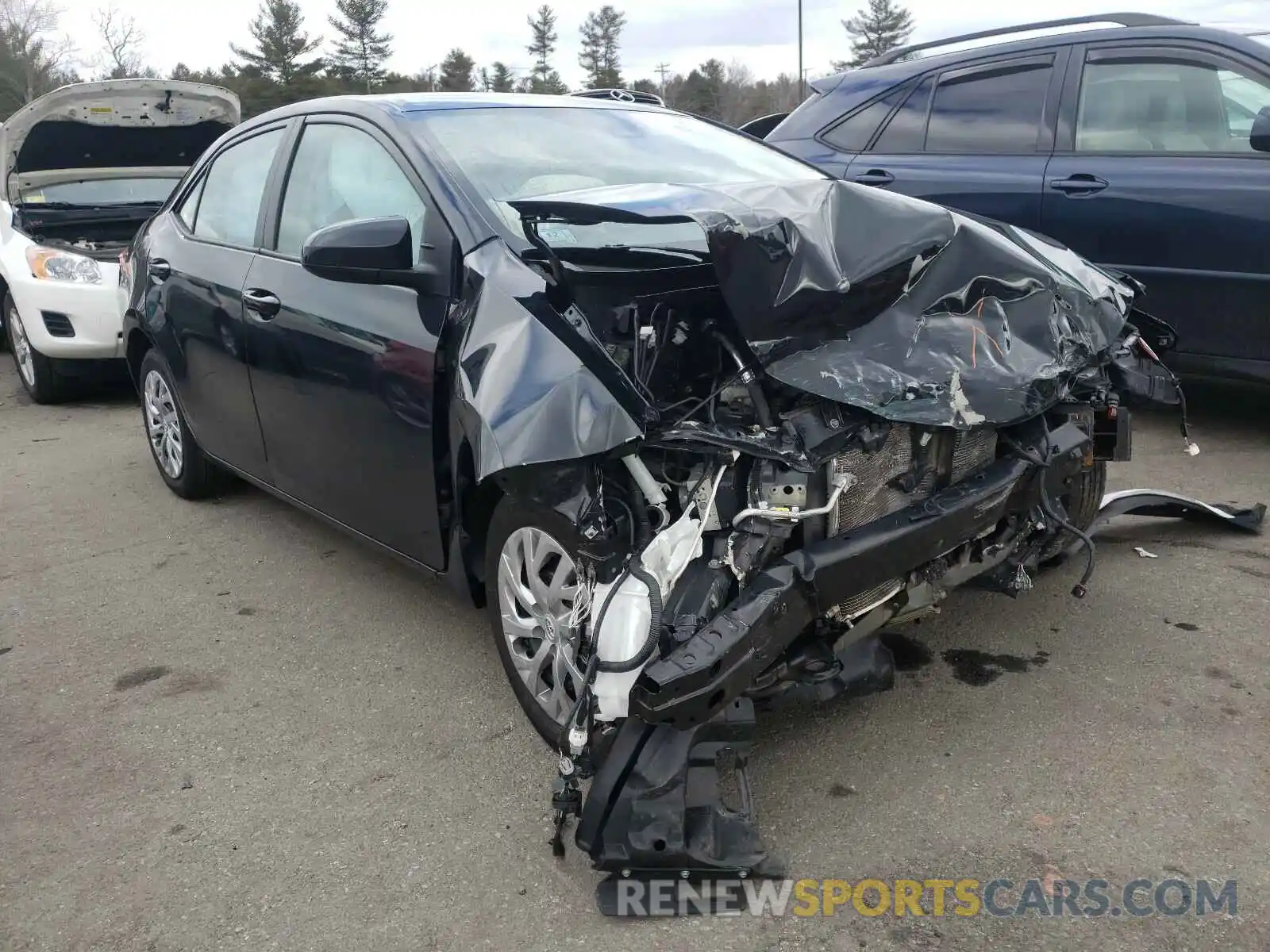 1 Photograph of a damaged car 2T1BURHE6KC192373 TOYOTA COROLLA 2019