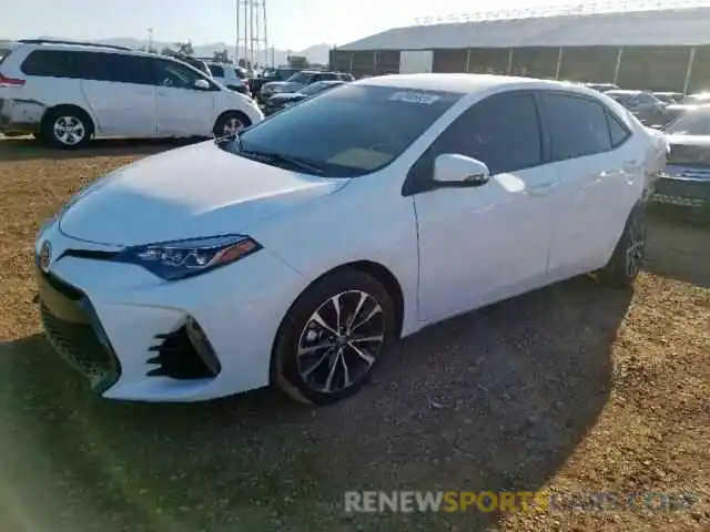 2 Photograph of a damaged car 2T1BURHE6KC193071 TOYOTA COROLLA 2019